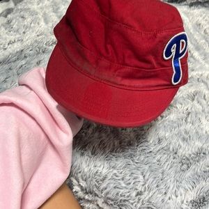 Red Phillies hat